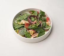 Теплый салат с марокканским осьминогом