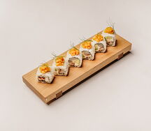 С гребешком и манго