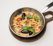 Казаречче с морепродуктами