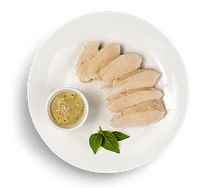 Цыпленок Су-вид с ореховым соусом