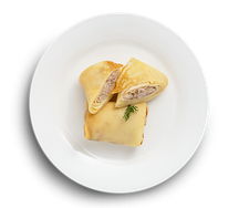 Блинчики с цыпленком