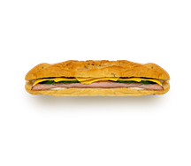 Багет с ветчиной и сыром