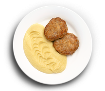 Котлеты по-домашнему с картофельным пюре