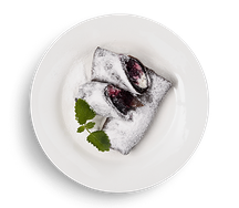 Шоколадные блинчики Крем-чиз с вишней