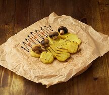 Картофель запеченный с шампиньонами