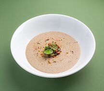 Крем-суп из лесных грибов