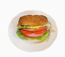 Чиабатта с говядиной барбекю