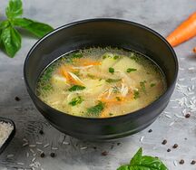 Բրնձով հավով ապուր