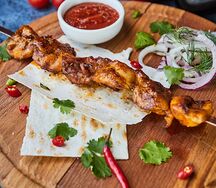 Шашлык из куриного бедра