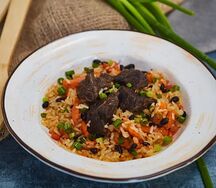 Плов из говядины