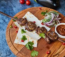 Шашлык-рулет из телятины