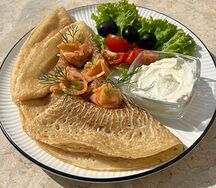Կրեպ սաղմոնով