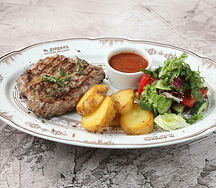 Стейк из свиной шеи