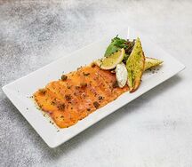 Слабосоленая семга