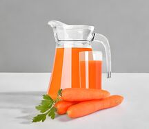 Թարմ քամած գազարի հյութ