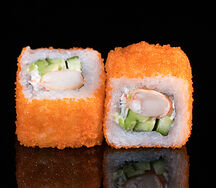 Калифорния с тигровой креветкой