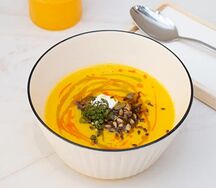 Тыквенный крем-суп с рикоттой