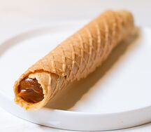 Трубочка с вареной сгущенкой