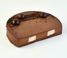 Торт Банан, шоколад и арахис