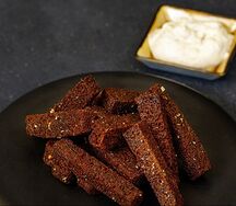 Чесночные гренки с чесночным маслом