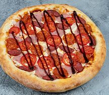 Мясная с соусом барбекю