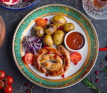 Купаты куриные с картошкой беби