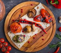 Овощи на мангале