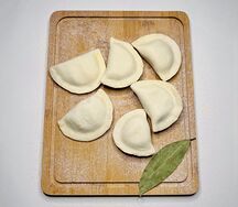 Вареники с отварным картофелем