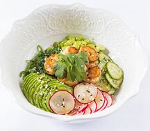 Поке с креветками