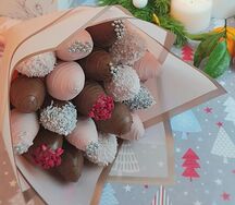 Букет из клубники в шоколаде Яркие чувства