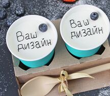 Бенто-торт в стакане с вашим дизайном