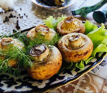 Шашлык из шампиньонов