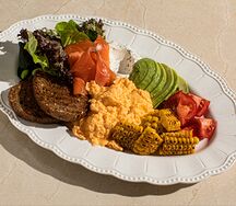 Большой завтрак BL с лососем