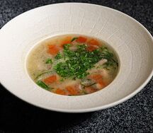 Рыбная солянка с травами