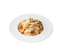 Паста Курица и грибы