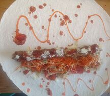 Шаурма с люля-кебаб из курицы