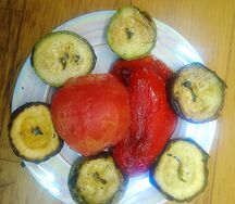 Овощи на углях