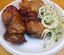 Шашлык из cвининой шеи