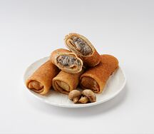 Блины с курицей и грибами