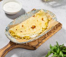 Кыстыбый с пшенкой и пармезаном