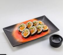 Кимпаб с курочкой терияки