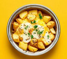 Картофель запеченный с сыром 