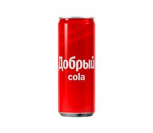 Добрый сola 0,33 л в жестяной банке