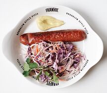 Колбаса из мраморной говядины с коул слоу