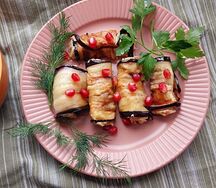 Баклажаны с орехами
