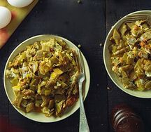Лобио (Фасоль с яйцами)