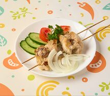 Шашлык из бедра курицы