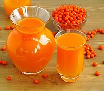 Морс облепиховый домашний