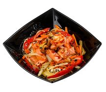 Wok с морепродуктами в соусе терияки