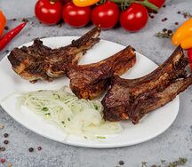 Шашлык из бараньей корейки
